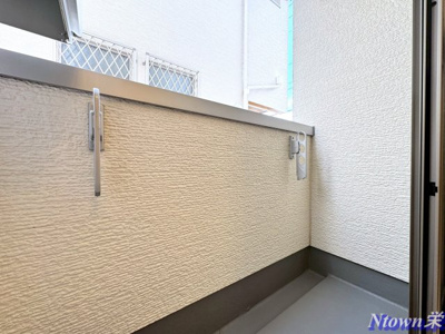 【バルコニー】 | ハーモニーテラス水切町 | お洗濯にも便利なバルコニー付き