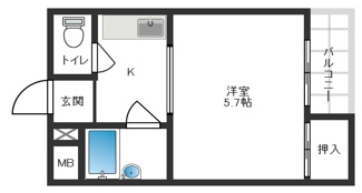 【間取り】 | ハイツ富田