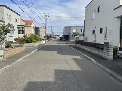 【前面道路含む現地写真】 | 【解体更地渡し】東区北３５条東２０丁目 住宅用地