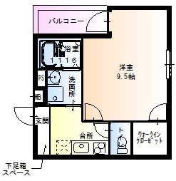 フジパレス鳳駅西Ⅱ番館の間取り