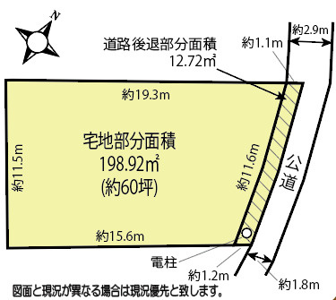 鴻巣市本宮町の売地