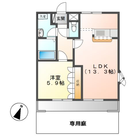 Ｐｕｒｅ　Ｓｔａｇｅ（ピュアステージ）の間取り