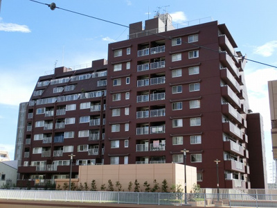 【外観】 | 市川サンハイツ | 市川サンハイツ　鉄骨鉄筋コンクリート造１３階建て