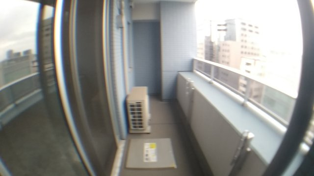 中央区新富１丁目の賃貸マンションのバルコニー