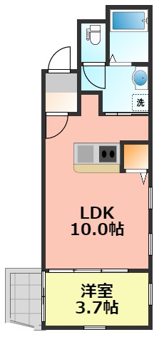 【間取り】 | メルヴェイユ二ツ杁