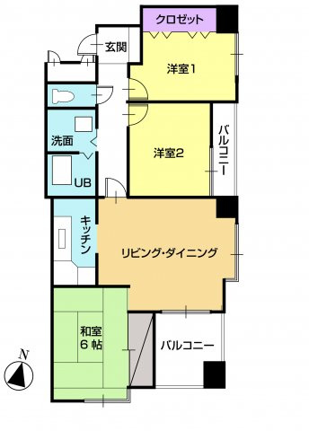 【間取り】 | シティウエストコート