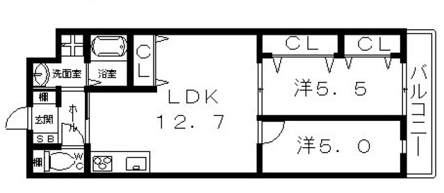 ステラウッド古室の間取り