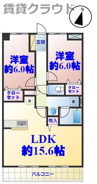 ゼファーシャン・ティオン蘇我弐番館の間取り|ひと味違う？不動産屋のイメージを変えたい！『いい部屋ネット千葉蘇我店』へ是非お越しください♪