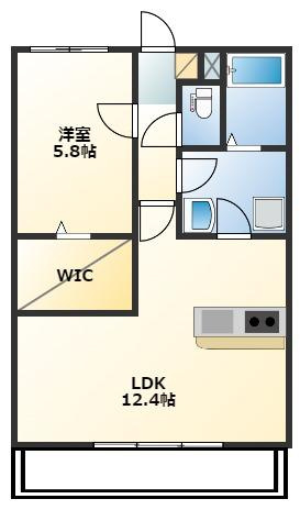 LIEN　SAUT(リアンソー)の間取り|建物外観を気になさる方へ、見た目の良い物件です