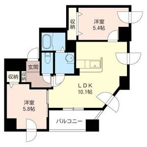 Couleur Court Yamahanaの間取り