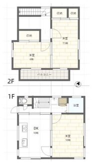【間取り】 | 三原１丁目貸家