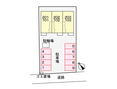 【区画図】 | ラフィネⅡ