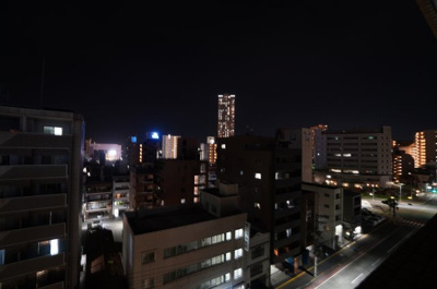 【展望】 | ダイアパレス宝町（リノベ済） | 現地（2022年10月1日22：00頃）撮影