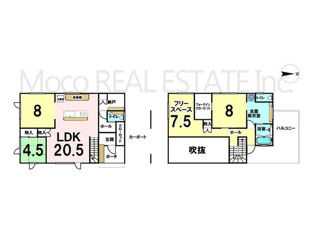 【間取り】 | 北見市中ノ島町中古住宅