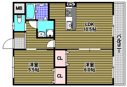 ヴィスタシアの間取り