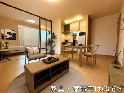 【居間・リビング】 | D-room熊本 | 現況優先となります。現地にて間取り・仕様等をお確かめ下さい。