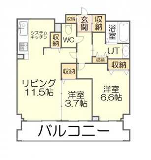 【間取り】 | クリーンリバーフィネス手稲ミッドステージ