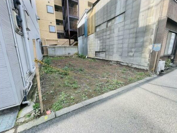 墨田区千歳１丁目の売地の前面道路含む現地写真