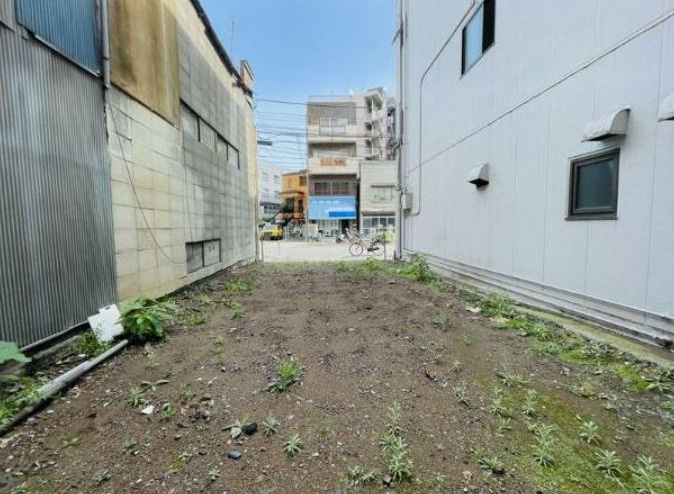 墨田区千歳１丁目の売地の前面道路含む現地写真