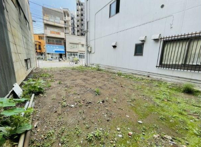 墨田区千歳１丁目の売地の前面道路含む現地写真