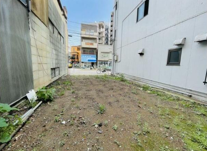 墨田区千歳１丁目の売地の前面道路含む現地写真