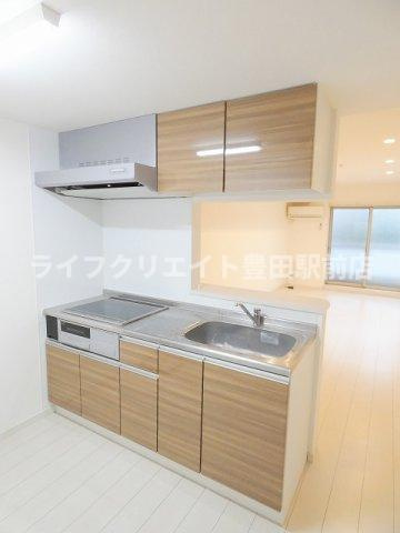 リブリ・フローレス壱番館のキッチン|☆お部屋探しはライフクリエイト豊田駅前店へ☆
