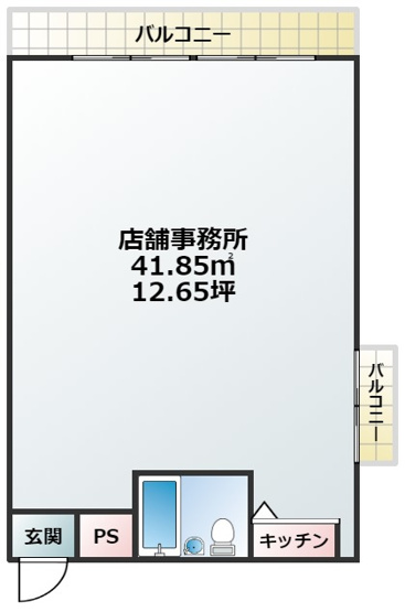 【間取り】 | 朝日プラザ西天満