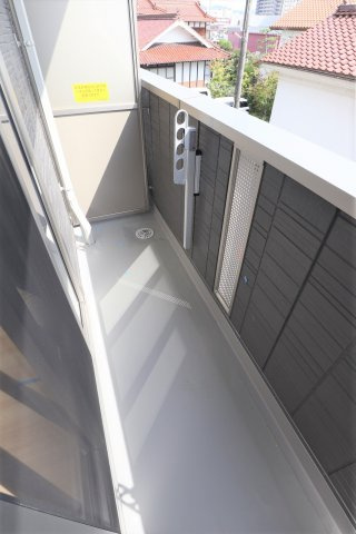 ハイアークEのバルコニー