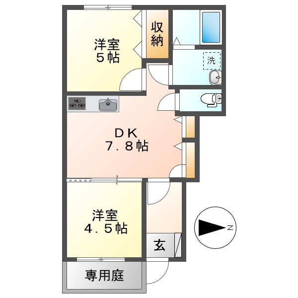 Ｂｏｎｈｏｕｒ　Ｈの間取り