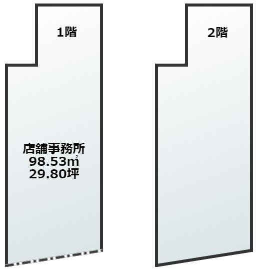 【間取り】 | 福島8丁目　店舗