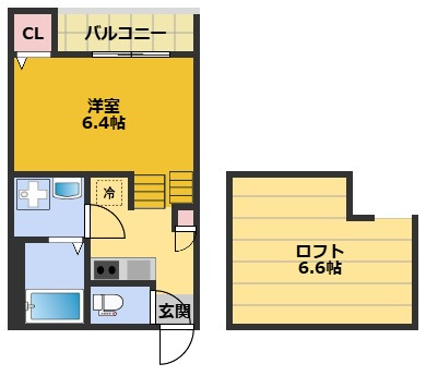 【間取り】 | ハーモニーテラス向島町 | 間取りです。
