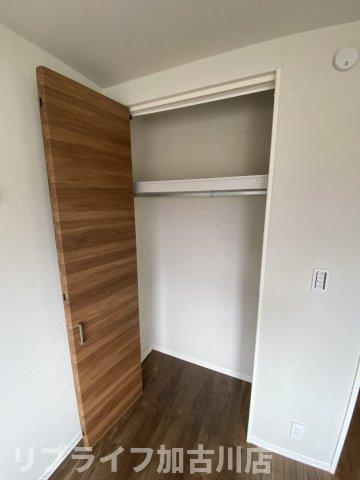加古川市尾上町口里のアパートの収納