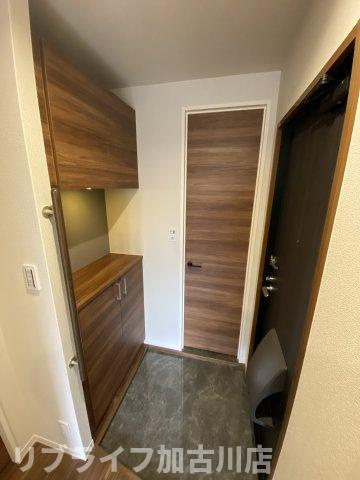 加古川市尾上町口里のアパートの収納