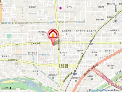 【地図】 | ヴォア　ベールⅡ　Ａ棟
