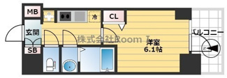 【間取り】 | プレサンス松屋町ヴィゴラス