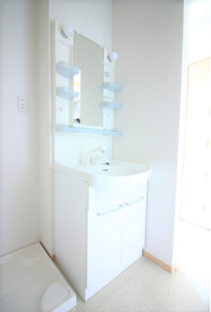 グレイスフルの洗面所|スペースが確保できる洗面所です
