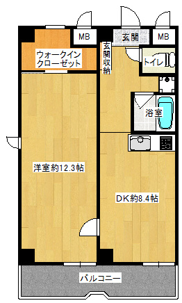 イーストアベニューの間取り