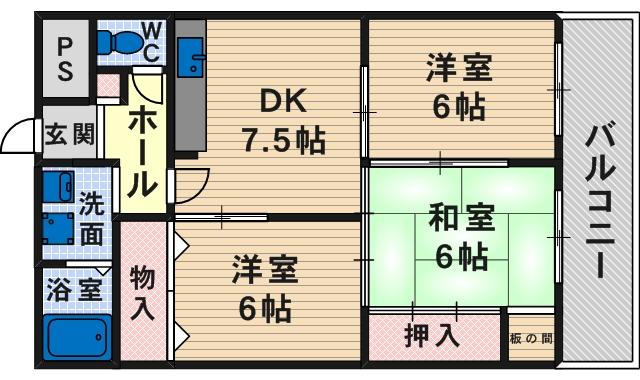 【間取り】 | ライトハイツ