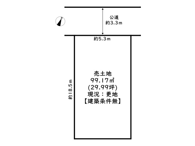【土地図】 | 姫路市網干区新在家／売土地