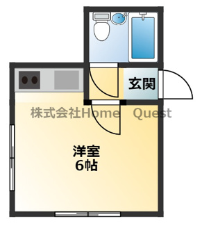 【間取り】 | 旭ヶ丘コーポ