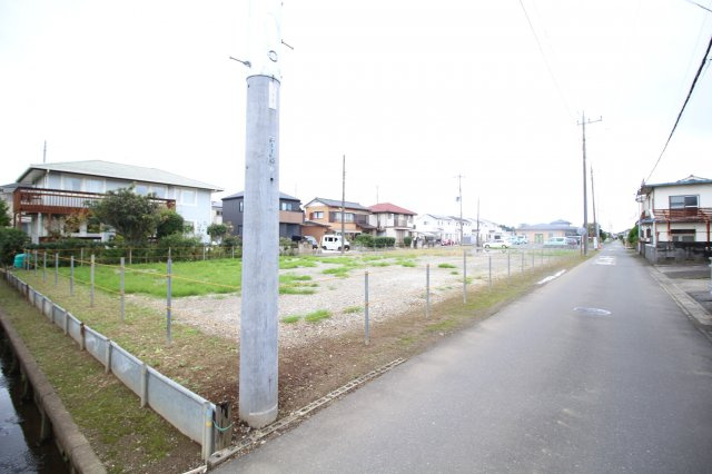 川越市府川　建築条件なし売地　東武東上線『川越駅』バス16分　【山田小学区】の前面道路含む現地写真