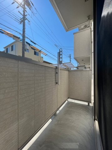 D-room　明石オーシャンビューハイツのバルコニー