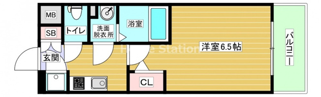 【間取り】 | エスリード弁天町クレール