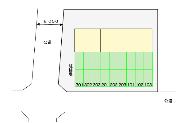 エスポワールカーサの区画図