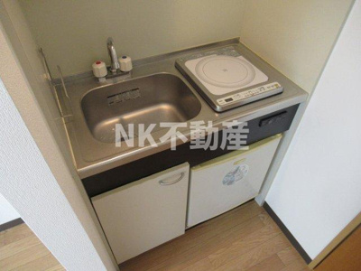 【キッチン】 | SENTIA八戸ノ里（八戸ノ里賃貸） | コンパクトなキッチンで掃除もラクラク