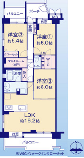 【間取り】 | ヴィラージュ・ヴェール7番館 | ヴィラージュ・ヴェール7番館