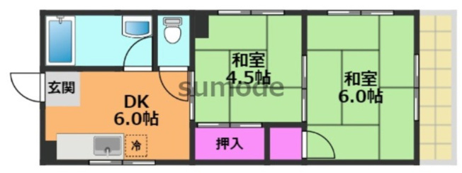 【間取り】 | シエテ高槻II