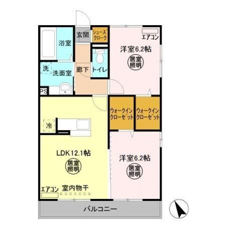 【間取り】 | ラ・ペジブルB