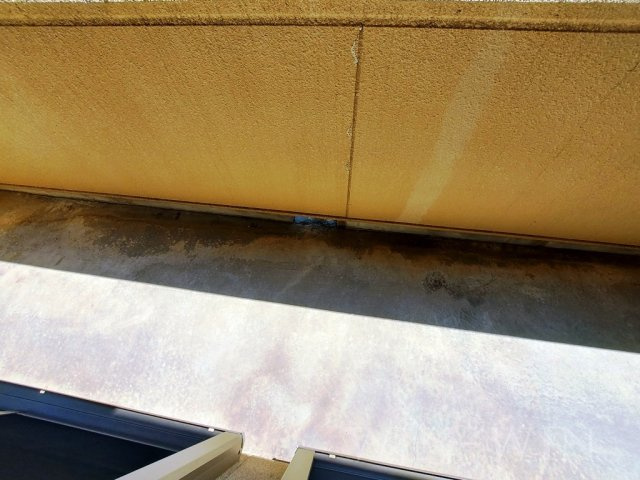 ブロードタウン神野 Ⅱ A棟のバルコニー