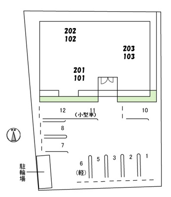 【区画図】 | シャーメゾンおかだ